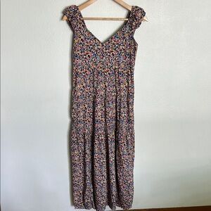 Old Navy Pink Maxi Sundress with Sweetheart Neckline